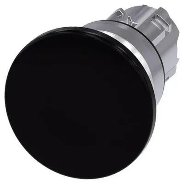 Siemens 40MM Metal Siyah Mantar Buton Sırıus Act