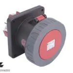 Tp Electric 4X125 A IP67 Düz Makina Prizi(Gt Pilot Kontaklı)