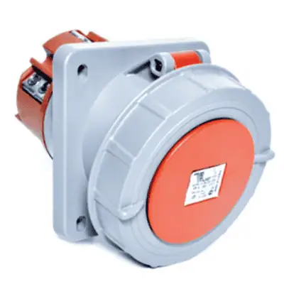 Tp Electric 4X125AMP IP67 Kapaklı Makina Prizi