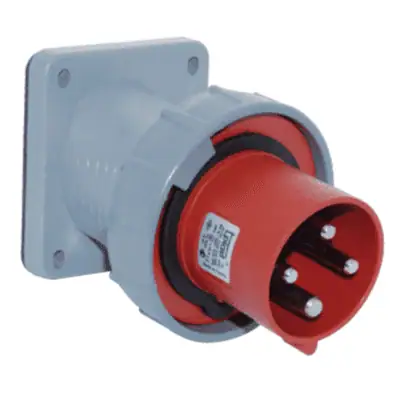 Tp Electric Kapaklı Vida Bağlantılı Makina Fişi 4X125AMP IP67 Tp Electric Kapaklı Vida Bağlantılı Makina Fişi 4X125AMP IP67