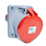 Tp Electric 4X63A CEE Yaylı Kapaklı Eğik Makina Prizi IP44