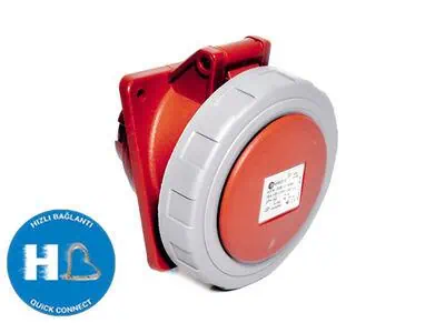 Tp Electric 5X32 Eğik Makine Prizi IP67 Hızlı Bağlantı