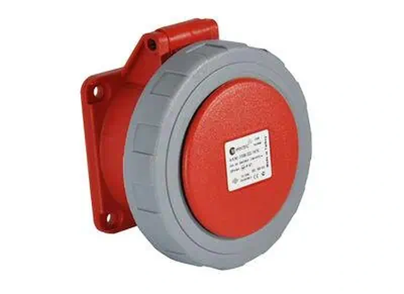 Tp Electric Kilitli Kapaklı Makine Prizi 5X32 IP67 — Makine Fiş Prizleri