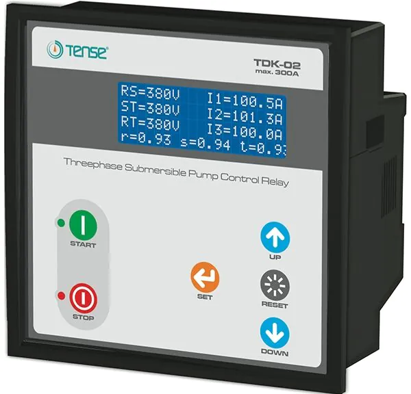 Tense Tdk-02 Trifaze Dijital Dalgıç Kontrol Rölesi