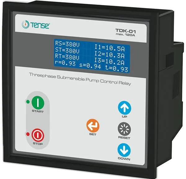 Tense Tdk-01 Trifaze Dijital Dalgıç Kontrol Rölesi