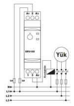 ERV-60 0,1-60sn Zaman Rölesi TENSE - Görsel 2