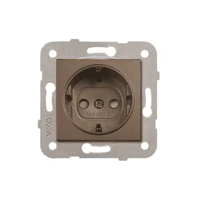 Vıko Artline Antrasit Topraklı Çocuk Korumalı Priz Kapak