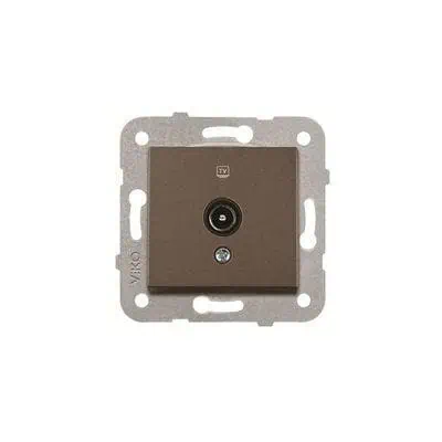 Vıko Artline Antrasit TV Prizi Kapak