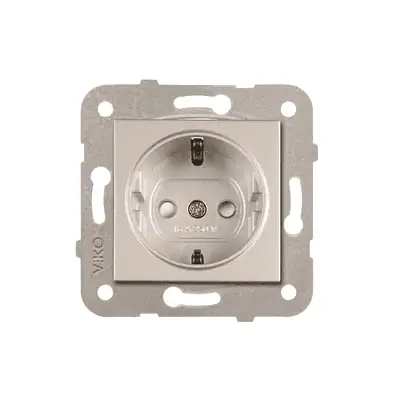 Vıko Artlıne Saten Topraklı Priz Kapak