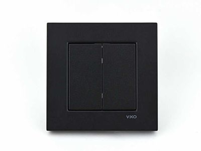 VIKO ARTLINE SİYAH KOMÜTATÖR KAPAK