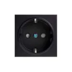 Vıko Artlıne Siyah Topraklı Priz Kapak