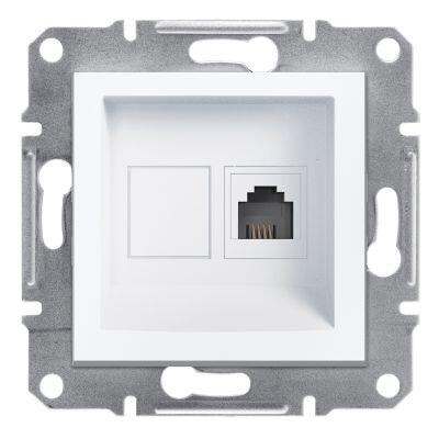 SCHNEIDER ELECTRIC EPH4170121 ASFORA BEYAZ TEKLİ RJ11 TELEFON PRİZİ 3606480987267