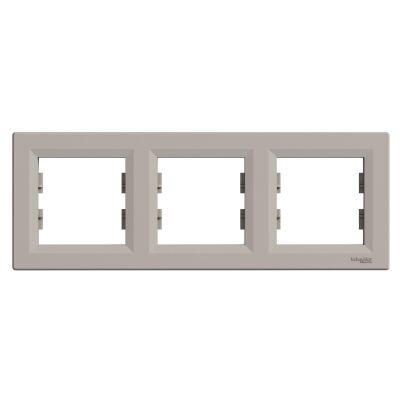 SCHNEIDER ELECTRIC EPH5800369 ASFORA BRONZ ÜÇLÜ YATAY ÇERÇEVE 3606480730702
