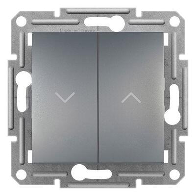 SCHNEIDER ELECTRIC EPH1300562 ASFORA ÇELİK JALUZİ ANAHTAR (ÇERÇEVESİZ)