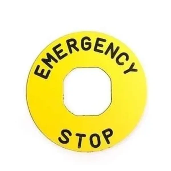 EMAS B Etiket Plastik Stop 60MM BET60P — Basmalı Butonlar