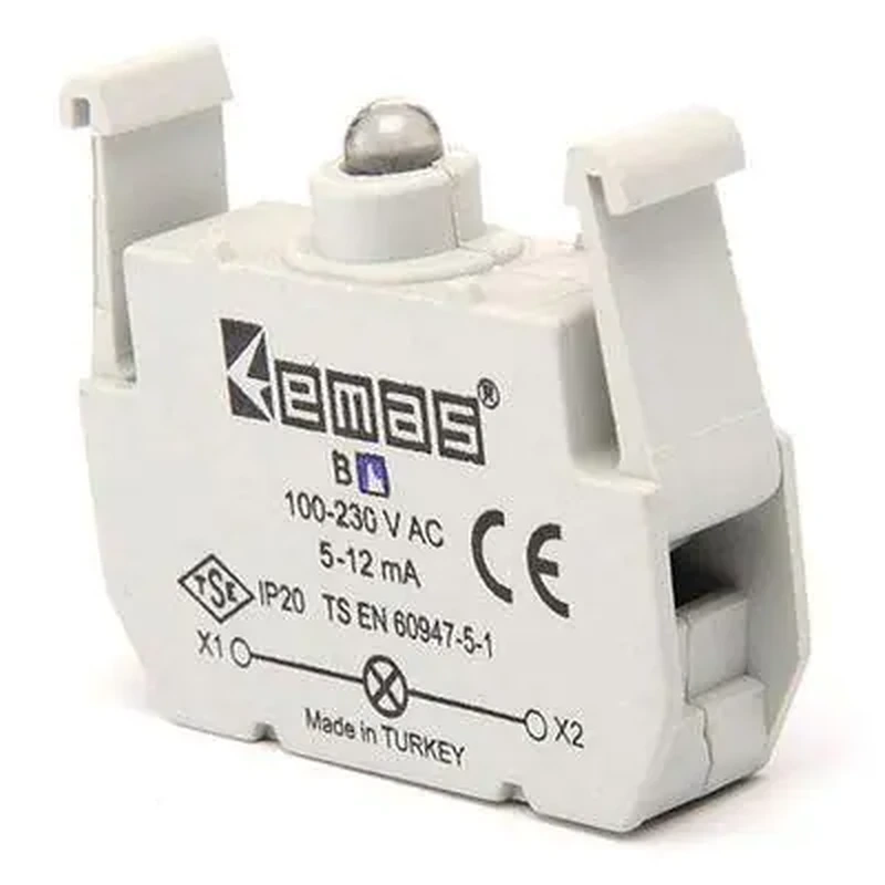 EMAS B Sinyal Sarı Ledli Blk 250 Bs