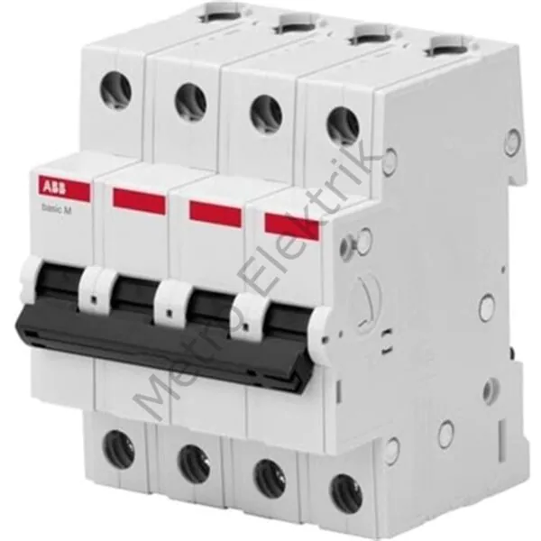 ABB BMS614C63 Basicm 4X63A C Tipi Otomatik Sigorta 6KA