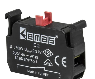 EMAS C Kont.bl. Stop 1 NC Butonluk C2