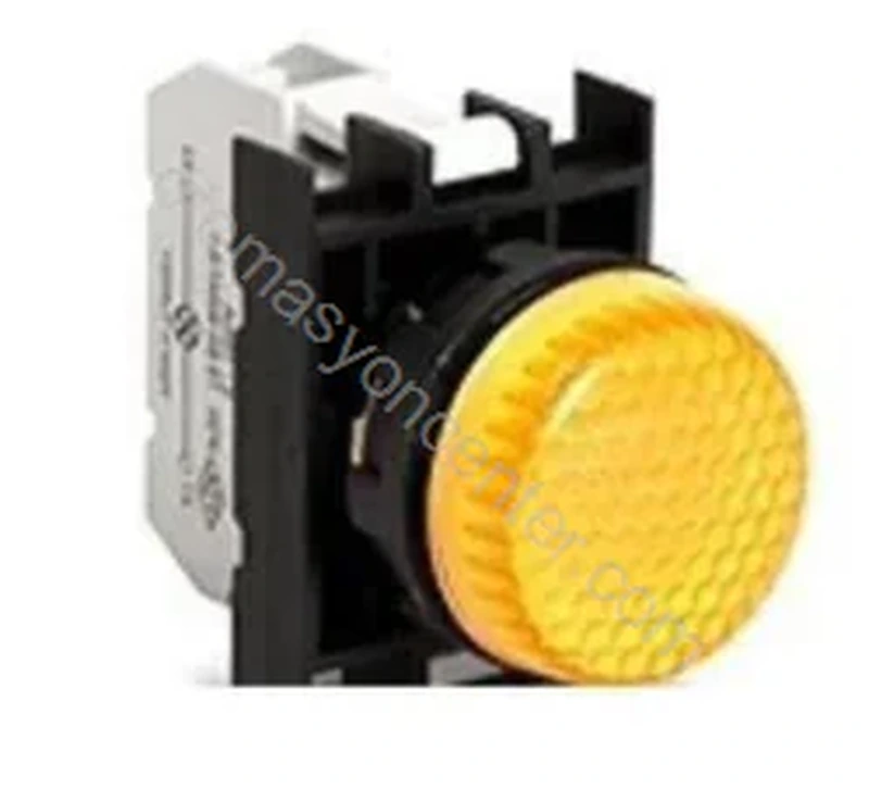 EMAS C Metal LED Sinyal Sarı 12-30 CM080XS — LED Sinyal Lambası