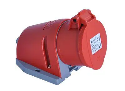 Tp Electric CEE 4X16A Eğik Gövde Duvar Prizi