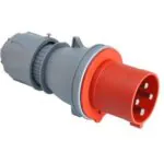 Tp Electric CEE 4X63A Yaylı Kapaklı Düz Fiş IP44