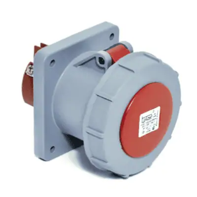 Tp Electric CEE 5X125A IP67 Düz Makina Prizi