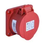 Tp Electric Yaylı Kapaklı Makine Prizi CEE 5X32 IP44 Düz(70X70)