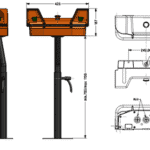 EMAS Çift El Kontrol Paneli 3 Delikli CEKP3