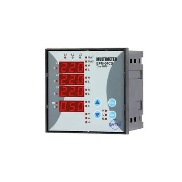 ENTES Epm-04CS 96X96 220VAC Ct-25 Elektronik Multimetre M1316