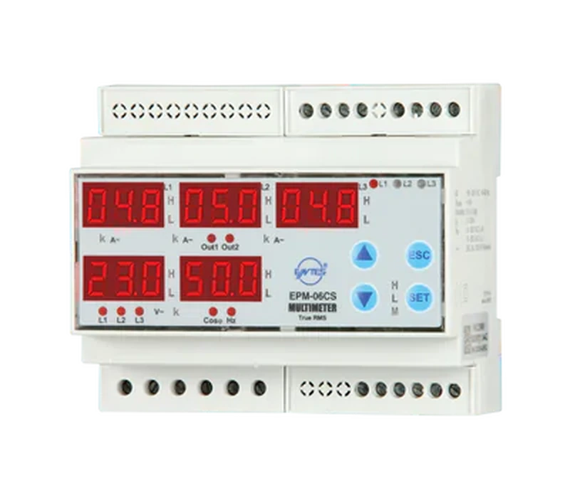 ENTES Elektronik Multimetre Dın Tipi M1215 — Multimetre ve Analizörler