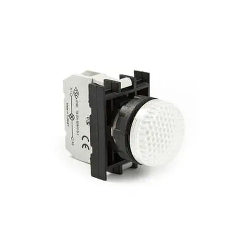 EMAS B0B0XB B Serisi Ledli Sinyal Lambası Beyaz 100-230V AC 22MM