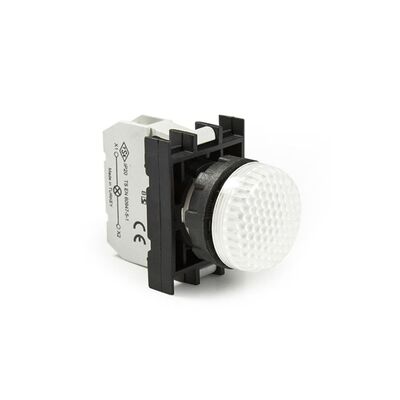 EMAS B0B0XB B SERİSİ LEDLİ SİNYAL LAMBASI BEYAZ 100-230V AC 22MM