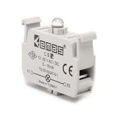 EMAS LEDLİ SİNYAL BLOK SARI 12-30V AC/DC CB8