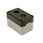 Bemis Bemis İkili Buton Kutusu Siyah Boş IP44