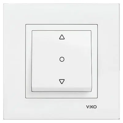 Vıko Karre Beyaz Jaluzi Kumanda