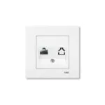 Vıko Karre Beyaz Tekli Data CAT6 Mekanik