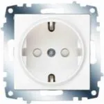 Vıko Karre Beyaz Topraklı Priz