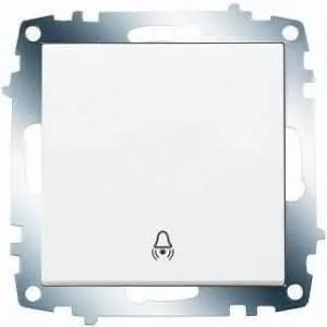 Vıko Karre Beyaz Zil Anahtarı Mekanik