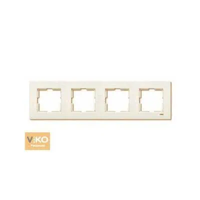 Vıko Karre Krem Dörtlü Çerçeve