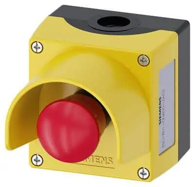 Siemens Kutulu Acil Durdurma Buton Set 1NC Plastik Siemens Kutulu Acil Durdurma Buton Set 1NC Plastik