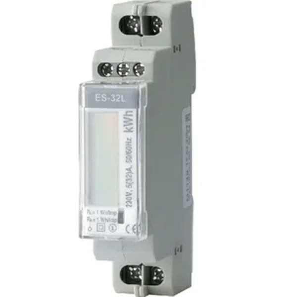 ENTES Lcd Ekranlı Aktif Enerji Sayacı 32A Kwh Enerji Pals M1139 — Ölçü ve Kontrol Cihazları
