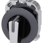 Siemens Mandal Buton Yassı Tip 1-0-2 Beyaz Mat Metal