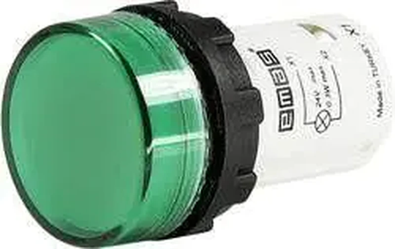 EMAS Mb Serisi Ledli Monoblok Sinyal Lambası Yeşil 24VDC MBSD024Y
