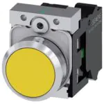 Siemens Metal Komple Yay Dönüşlü Butonlar Sarı Sırıus Act