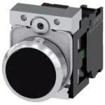 Siemens Metal Komple Yay Dönüşlü Butonlar Sıyah Sırıus Act