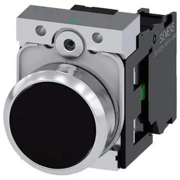 Siemens Metal Komple Yay Dönüşlü Butonlar Sıyah Sırıus Act