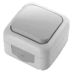 Vıko Palmiye Sıva Üstü Nemliyer Tekli Anahtar Priz