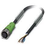 PHOENIX CONTACT M12 DÜZ DİŞİ 3 MT PVC KABLOLU SAC-4P- 3,0-PVC/M12FS 4046356693660