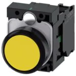 Siemens Plastık Sarı Komple Yay Dönüşlü Butonlar 1NO Sırıus Act