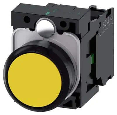 Siemens Plastık Sarı Komple Yay Dönüşlü Butonlar 1NO Sırıus Act Siemens Plastık Sarı Komple Yay Dönüşlü Butonlar 1NO Sırıus Act